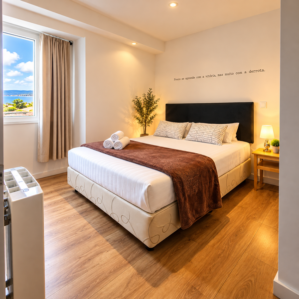 Guest room with sea view at What Else Guest House