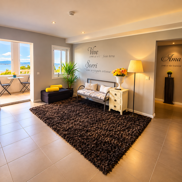 Lounge and balcony at What Else Guest House